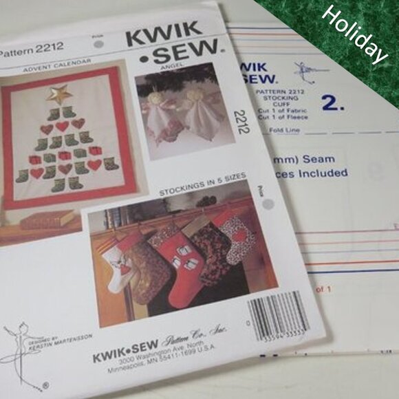 Kwik Sew 2212 Clothing Sewing Pattern NEW UNOPENED Christmas Advent Calendar - Picture 1 of 8